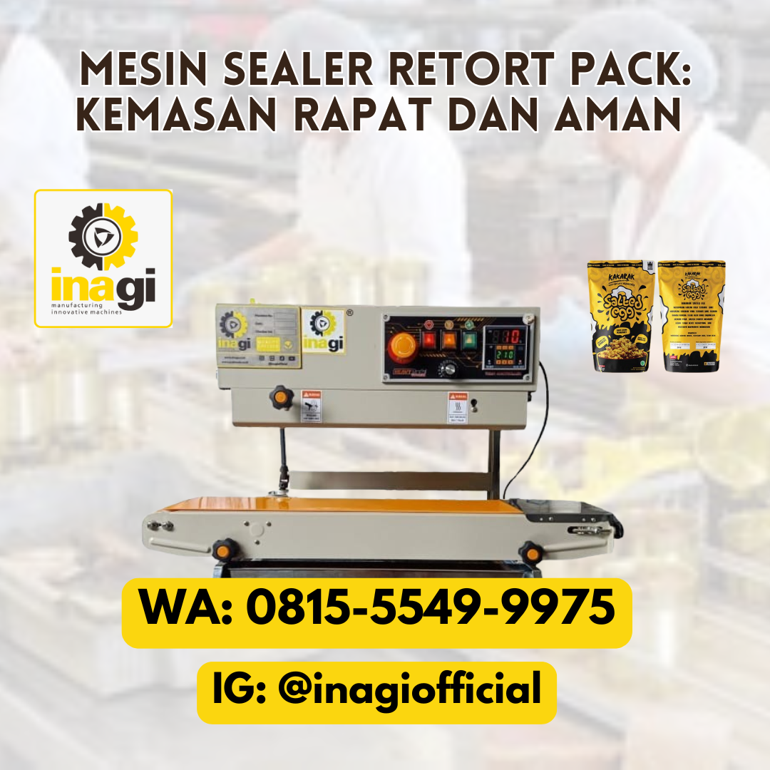 mesin sealer retort pack makanan